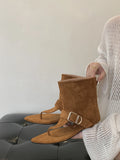 KYLETHOMASW  -  White Sandals Woman Thong Low Heels Ankle Boots Summer Ladies Shoes Punk Black Sandals Brown Flip Flops Sandales Femmes 2025