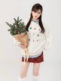 Kylethomasw Snowman Graphic Print Hoodie Christmas Kawaii Oversized Women's Sweatshirts Long Sleeve Cutecore Winter Clothes New