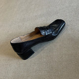 KYLETHOMASW  -  New style women's loafers, slip-on casual small leather shoes, high heels French single shoes