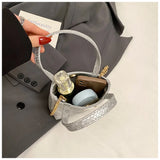 KYLETHOMASW  -  High-End Hand-Held Small Bag for Women 2025 New Trendy Fashion Texture Mini Bucket Bag Summer Chain Crossbody Bag