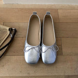 KYLETHOMASW  -  New Spring Fashion Butterfly-Knot Women Ballet Flats Shoes Shallow Female Soft Footwear Dress Ladies Flats Slip On Shoes