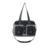 KYLETHOMASW  -  Harajuku Grey Casual Handbag Women High Street Pocket Chic Y2k Shoulder Bags Purse Female Retro Crossbody Bags Aesthetic