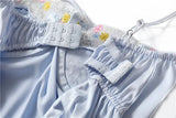 KYLETHOMASW  -  layered ruffle women Dress ruched beige floral party dress puff sleeves ribbon ties chic summer dress new
