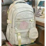 KYLETHOMASW  -  Large Capaci School Backpack Student Mochila Daily Using Mochilas Ita Bag Fashionable Bolsas Feminina Sweet Cutebackpacks