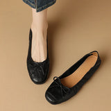 KYLETHOMASW  -  New Womens Shoes Exquisite Soft Leather Round Head High Heels for Woman Elegant French Casual Shoes Designer Shoes Zapatos Mujer