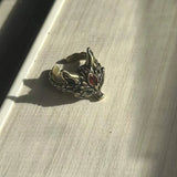 Kylethomasw Vintage Adjustable Rings Unique Design Fox Finger Rings Copper Retro Rings With Fox Women Statement Rings Creative Jewelry