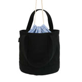 KYLETHOMASW  -  3D Large Capacity Thermal Insulation Bag Canvas Thickened Drawstring Lunch Handbag Japanese Style Polyester Picnic Box Pouch Men