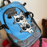 KYLETHOMASW  -  Star Cat Chain Schoolmochila Bag 2025 Fashion Travel Backpack High Capacity Zip Sac Femme Japan Y2k Casual Bags for Woman