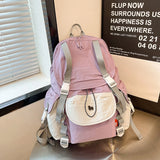 KYLETHOMASW  -  Women's Soft Big Cloth Backpacks New in Fashion Summer Backpack Girls School Book Bag Cute Travel Back Pack