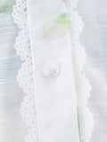 KYLETHOMASW  -  European and American style new elegant dress floral print hollow design large swing skirt