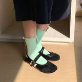 KYLETHOMASW  -  Women Summer Split Toe Ballet Casual Sole Lightweight Flats Flexible Wear Flat Shoes Plus Size Sneakers Vintage Flat Bottom Shoe