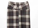 KYLETHOMASW  -  Retro Plaid Mini Skirt Women's New Design Casual Sexy High Waist Pleated Asymmetrical Midi Skirt Street Style Trendy