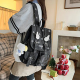 KYLETHOMASW  -  Satr Ita Bag Sweet Cool Mochila Student Mochilas Mujer Korean Style Backpack Daily Commute Bolsas Feminina Bags for Woman