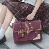 KIylethomasw Harajuku Kawaii Handbag Women Harajuku Lolita Briefcase Backpack Jk Student Bag Japanese Shoulder Messenger Bags Y2k