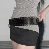 KYLETHOMASW  -  Western style retro personalized tassel strap with corns belt, niche and versatile, fashionable waist cinching and slimming belt