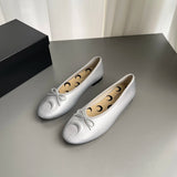 KYLETHOMASW  -  New Knot Flat Bot Single Shoes Women's Slip-On Ballet Shoes Mary Janes Spring and Autumn Casual Fashion Footwear
