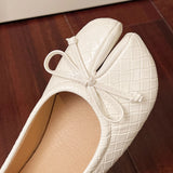 KYLETHOMASW  -  New Korean Style Women's Split-Toe Loafers Shallow Cut Ballet Flat Slip-Ons with Comfortable Mary Jane Spring/Autumn Tabis Shoes