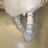 KYLETHOMASW  -  Korean Style Mary Jane Shoes Women's Sporty Thick Bottom Slip-On Shoes Rubber Upgraded Version New Model