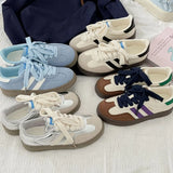 KYLETHOMASW  -  Vintage-style sneakers for women, new style white sneakers, trendy women's sneakers for students, casual sneakers, board shoes