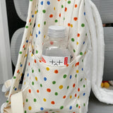 KYLETHOMASW  -  Cartoon Kawaii Cute Rabbit's Ears Backpack Casual High-capacity Y2k Simple Chic Backpacks All Match Backpacks for Women Students