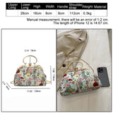 Kylethomasw Three-dimensional Relief Tote Bags for Women Flowers Purse Handbag Fashion Evening Clutch Crossbody Bag Luxury Trend Women's Bag