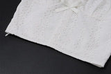 KYLETHOMASW  -  Sexy Set Women's Summer Bow Off Shoulder Short-sleeved Top A-line Short Skirt Two-piece Set Fashion Female Clothes
