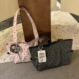 KYLETHOMASW  -  Korean New INS Large Capacity Tote Polka Dot Bags Women's One Shoulder Versatile Commuter Bag