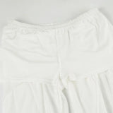 KYLETHOMASW  -  Women Pants Ruffles Patchwork Meash Bandage Slim Irregular Sexy Flare Long Trouser Streetwear Ladies Casual Jogger