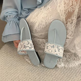 KYLETHOMASW  -  Summer Beach Slides Fashion Round Toe Women Flats Slippers Shoes Female Flip flops Flats Slippers Sandals Shoes For Ladies