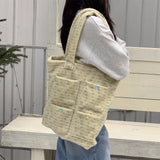 KYLETHOMASW  -  Streetwear Fluffy Y2k Aesthetic Women's Handbags Sweet Kawaii Pocket Shoulder Bags Fashion All Match Shopping Underarm Bag