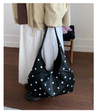 KYLETHOMASW  -  Luxury Design Y2k Aesthetic Office Lady Shoulder Bags Elegant All Match Dots Women's Handbags Korean Chic Fashion Underarm Bag