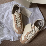 KYLETHOMASW  -  Sneakers Casual Sports Shoes for Women Lightweight Leather Breathable Shoes Women Flat White Tennis Shoes