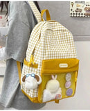 KYLETHOMASW  -  Ita Backpack High-capacity Canvas School Bag Transparent Preppy Style Rucksack for Teenage Girls Display Bolsas Mujer Сумка