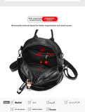 KYLETHOMASW  -  Women's Large Capacity Fashionable Diamond Pattern Street Style Backpack Handbag Soft PU Material Zipper Closure Daily Use