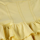 KYLETHOMASW  -  Fashion Sweet Slim Fit Solid Elegant Women Halter Dresses Summer Short Simple Causal Cake Frock Backless