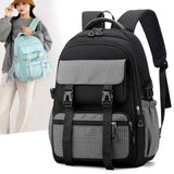 KYLETHOMASW  -  Multi-Compartment Student Backpack Waterproof Large Capacity School Bag Casual Multi Functional Children's Shoulder Backpack