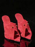 KYLETHOMASW  -  Women's Summer High-heeled Pointed Toe Sandals, Suitable for Fashion Shows, Plus Size Women's Sandals
