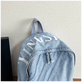 KYLETHOMASW  -  New Star School Bag for Female Japanese Denim Women Backpack High School Teenagers Student Casual Large Capacity Back Pack