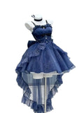 KYLTHOMASW  - Japan Lolita Blue Princess Feeling Light Gift Princess Lolita Dress Cute Women Trail Heavy Industry Pengpeng Lady Vestidos