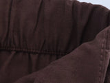 KYLETHOMASW  -  Summer French Coffee Color Pleated Wide-leg Pants Minimalist Embroidery Retro Casual Pants Women Elegant Trousers