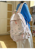 KYLETHOMASW  -  Fashion Kawaii Y2k Backpack Preppy Cute Star Print Girls Schoolbags High-capacity Outdoor Travel Backpacks for Women Students
