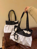 KYLETHOMASW  -  Polka Dot Daily Tote Bag Underarm Shoulder Bags Teenage Girls Bolsos mujer Large Capaci Bolsa Canvas Bolso Commuter Sac Femme