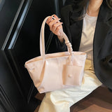 KYLETHOMASW  -  Harajuku Pink Shoulder Bags Women New Trendy Large Capacity Tote Bag Purse Female Leather Y2k Handbag Aesthetic