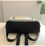KYLETHOMASW  -  Large Capacity Ita Mochila Transparent Mochilas Preppy Style Mujer School Bag Student Backpack Heart Backpacks