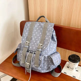 KYLETHOMASW  -  High Capacity Dot Print Mochilas Mujer Large Capacity Mochila Practical Bag Lightweight Backpack New Student Bags for Woman