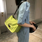 Kylethomasw New Oxford Casual Crossbody Bag Daily Single Shoulder Relaxtion Commutin Colorful Shoulder Women Simple Wide Shoulder Bag