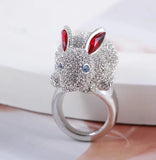 Kylethomasw European And American Fashion Rabbit Cute Ring Wholesale Jewelry For Woman  Trend