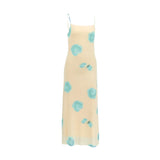 KYLETHOMASW  -  Blue Print Dress Women New Summer Sexy Strap Sleeveless Dresses Streetwear Casual Slim Fashion Club Party Female Elegant Dresses