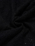 KYLETHOMASW  -  French Lace Patchwork V Neck Long Sleeve Slim Solid Y2k Streetwear Knitted T-Shirts