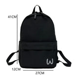 Kylethomasw Middle Student School Bags for Girls Teenagers Nylon Backpack Women Campus Casual Japanese Bagpack